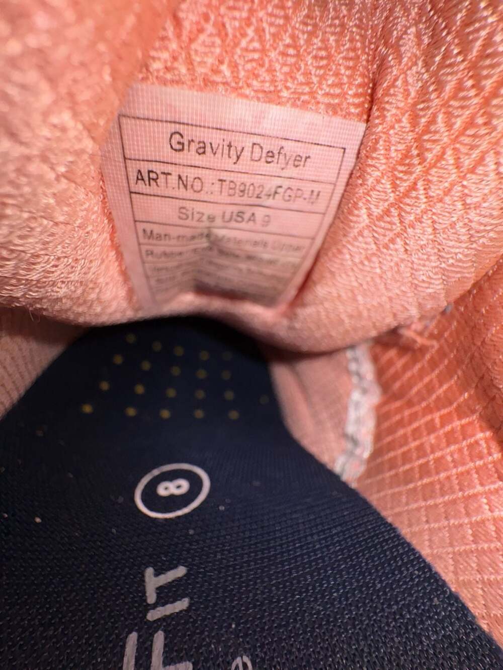 Gravity Defyer G-Defy Mighty Walk Women's Athletic Shoes Gray and Salmon Size 9 - Picture 7 of 14